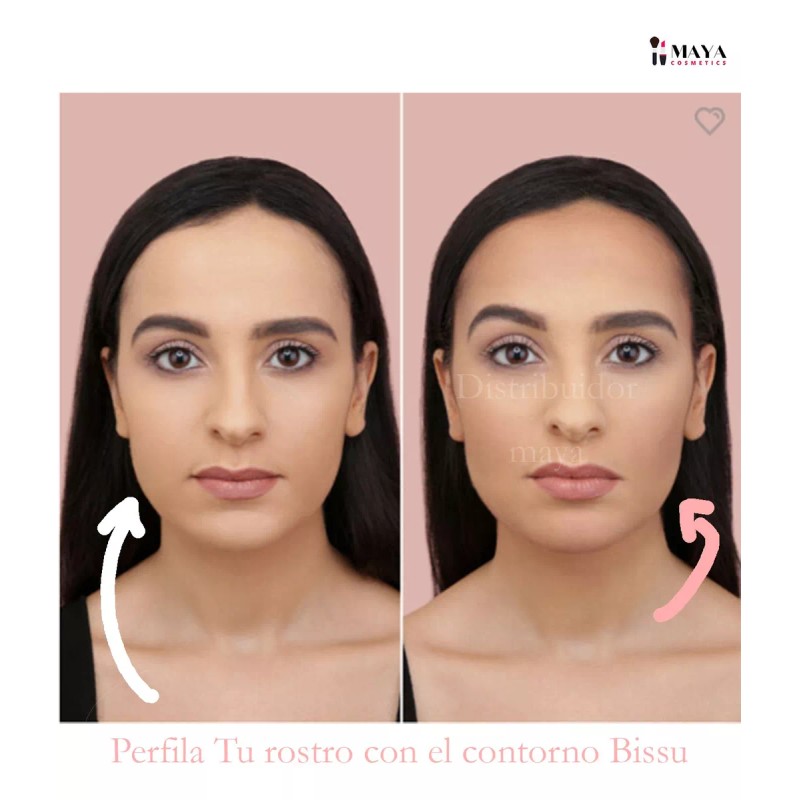 Maya Kit Brochas Contorno Brocha Kabuki Paleta Contorno Bissu