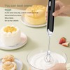 Electric Egg Beater Portable Multi Gears Milk Frother Rechargeable Kitchen