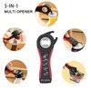 Jar Opener Bottle Opener for Weak Hands, 5 in 1