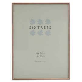 Sixtrees 2-405-68 Winchester Copper 8x6 inch Photo Frame. Complete with microfibre polishing cloth.
