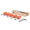 6PCS Set Countersink Drill Bit Set Multifunctional Adjustable Tapered Drill