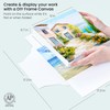 ARTEZA DIY Frame Canvases for Painting, 5 Sheets, 9x9 Inches,