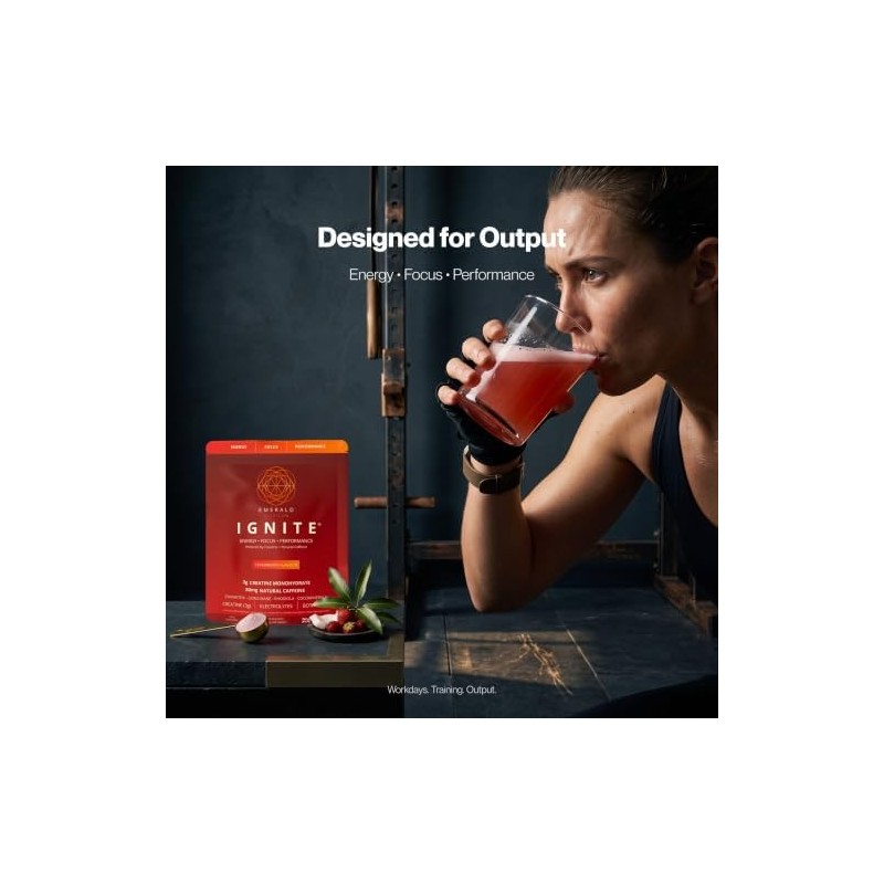 Ignite | Creatine, Caffeine & Electrolytes | Strawberry