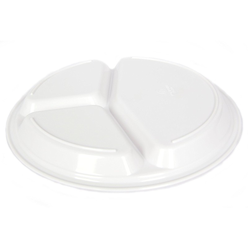 Partitioned Scoop Dish - Melamine, Each