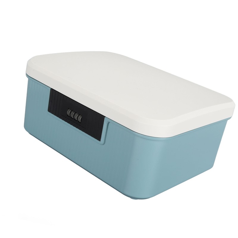 9L Capacity Lockable Storage Trunk for Files Document Organizer Double