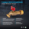 Midline Valve S3523 Boiler Drain Valve, with T-Handle, 3/4 in.