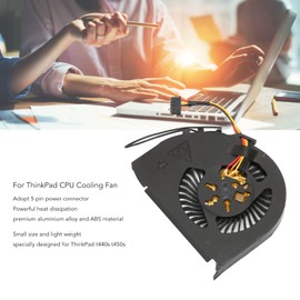 Bewinner Replacement CPU Cooling Fan for ThinkPad T440s T450s Powerful Heat Dissipation DC 5V 2.25W 5 Pin Metal ABS Laptop CPU Cooling Fan for T440s T450s