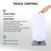 GLAMIGHT Touch Bedside Table Lamp, Stepless Dimming & 7 Colors