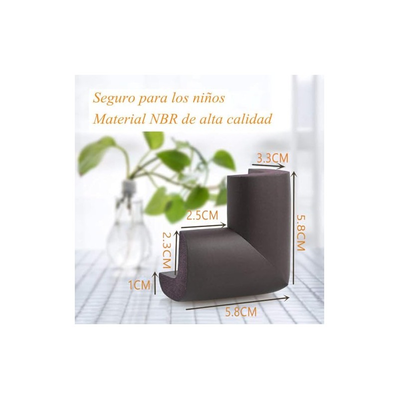 Lumbor37 Protectores Esquinas Protector Anticolisión de Rincón de Mesa Protector