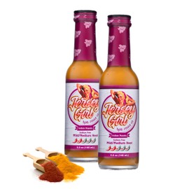 Jersey Girl Indian Masala Habanero Hot Sauce 5oz | Keto Friendly | No Added Salt, Naturally Sodium Free | Flavors of Curry, Coriander, & Cumin (Pack of 2)