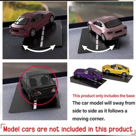 Car Dashboard Decorations, Dashboard Drift Car Racks for Model Cars, Dashboard Drift Stands for Model Cars to Follow The car, Dashboard Drift Stands for Model Car Collectors (Model Cars Not Included)