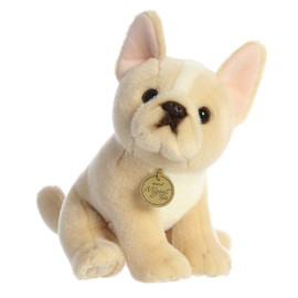 Aurora® Adorable Miyoni® French Bulldog Pup Stuffed Animal - Lifelike Detail - Cherished Companionship - Brown 9 Inches