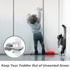 Matenf Childproof Door Lever Lock (2 Pack) Prevents Toddlers Pets