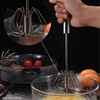 SSKHE Egg Beater Whisk, Stainless Steel Egg Whisk, Hand Push