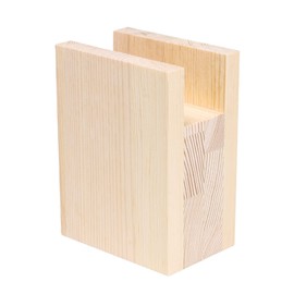 Yibuy 4-inch Elevating 4 Inch Lift Height Furniture Table Lifter Bed Sofa Riser 4CMx10CM Groove with Double-Sided Sticker and Round Foot Pad