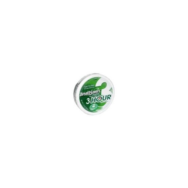 Breath Savers 3 Hour Spearmint, 1.27-Ounce Pucks (Pack of 24)