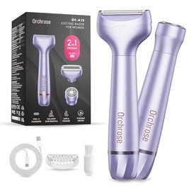 Electric Foil Razor Rechargeable for Women: Hair Removal for Women Face Legs Underarms Bikini