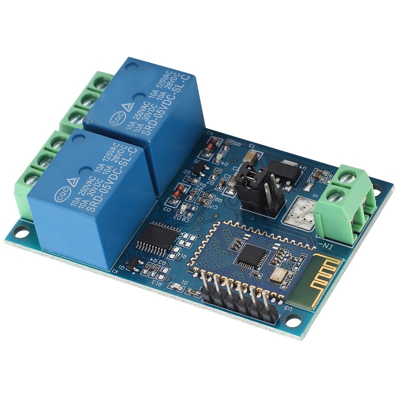 Bluetooth Relay Module 2‑Way for Android Mobile Phone APP Wireless