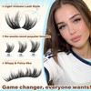12-14-16mm Fluffy Lash Clusters Wispy Eyelash Clusters for Volume