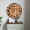EMAX HOME Large Old Town Farmhouse Wall Clock 20 Inches