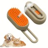 Cat steam brush, 2025 new pet steam grooming comb, 3