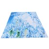 Bathroom Curtain with Hook Waterproof Elastic Hanging Shower Curtain for