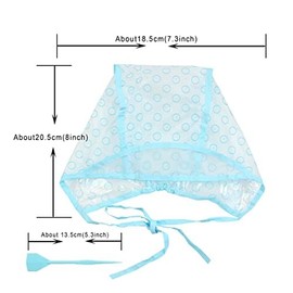 Hair Coloring Kit Highlight Cap Hair Coloring Dye Cap Frosting Cap with Plastic Crochet Hook for Dyeing Hairdressing (1 Pc)