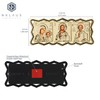 NKlaus Icon Car Badge Triptych GM of Kazan Jesus Nicholas