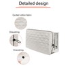 Indoor Air Conditioner Cover Window Unit AntiRust CreamyWhite 53.3x35.6x7.6cm with