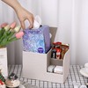 BTSKY Linen Beige Square Tissue Box Cover With Two Side