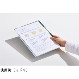 King Jim CN765 Miss Super Hard Holder, 3 Index (with Gusset), A4, Vertical, Light Blue