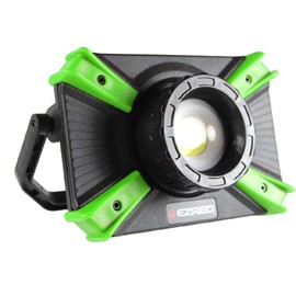 EZ RED XLF1000-GR 1, 000 lm Micro-USB Rechargeable Work Light, Black, Green