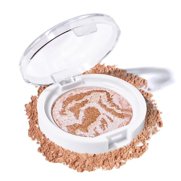 KYDA Baked Blush, Radiance Bronzer Glow Makeup, High Glossy Face