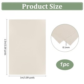 PH PandaHall White Doll Fabric, Cotton Fabrics, Sewing Cloth Fabric, 1.5 m Width, Cotton Poplin Fabric, 100 cm, White for Doll Making for Sewing Clothes, Crafts