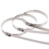 HFS(R) 100pcs Stainless Steel Band Binding Tool Metal Band Fixing