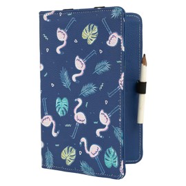 Hazzad Golf Handcrafted Genuine Leather Flamingo Scorecard Holder - Water Resistant, Oversized, Anti-Theft British Design Crafted from Top Grain Leather That Softens With Age