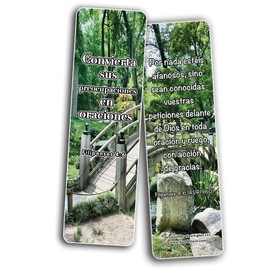 Spanish Favorite Prayer Bible Promises Bookmarks (30-Pack) - Variety Handy Spanish Scriptures