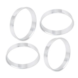 IGTOPS Pack of 4 Wheel Rims Centring Ring Car Aluminium Alloy Car Hub Centring Rings Wheel Bore Spacers (73.1-66.6 mm)