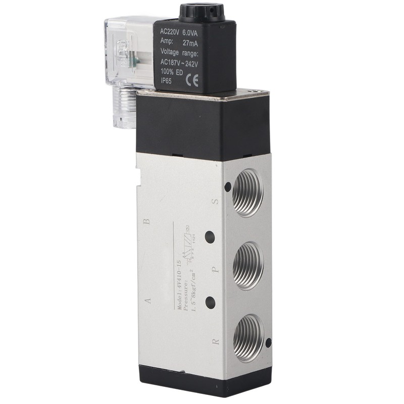 4V410-15 Outlet Type 2 Position 5 Way Solenoid Valve Mechanical