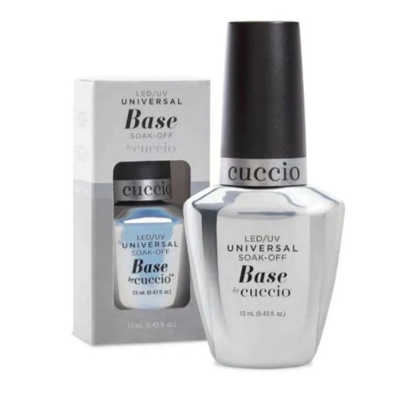 Cuccio LED/UV Universal Base Soak-Off & Brush-On Builder 0.43oz Duo