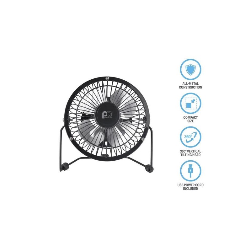 Perfect Aire 1pafd4 Table Fan, Black