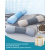 Edomi Buckwheat Cervical Pillow for Sleeping, Adjustable Roll Pillow for