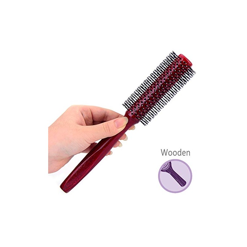 PERFEHAIR Small Round Hair Brush for Blow Drying With Soft