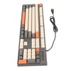 104 Keys Wired Keyboard 3 Colors Cute Gaming Keyboard USB