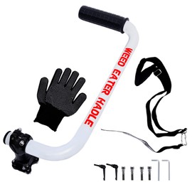 Weed Eater Handle, Ergonomic String Trimmer Grip Extension Back Saver, Weed Wacker Handle with Adjustable Shoulder Strap for Lawn Care, Landscaping, Yard, Grass, Trimming