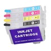 4 Colors Ink Cartridge with Permanent Chip Refill Printing Boxes