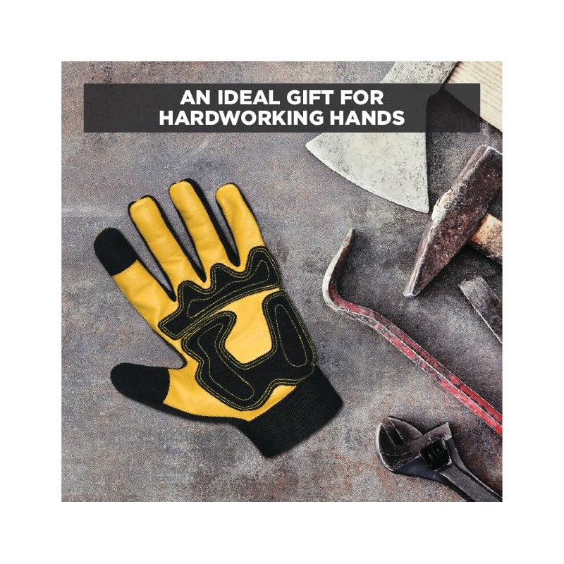 WORKMAXX Gardening Working Gloves Garden Thorn Proof Flexible Heavy Duty