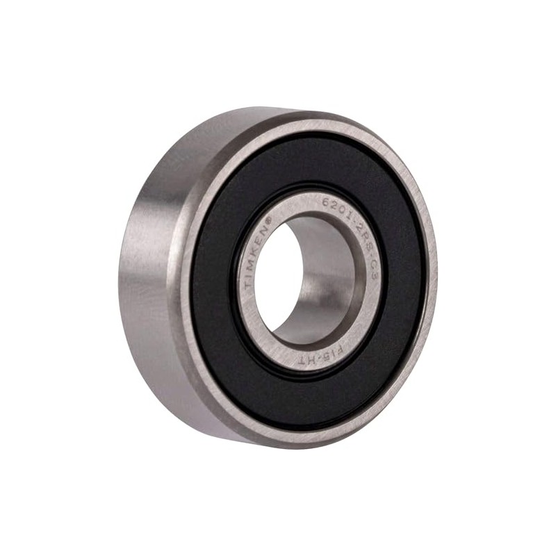 TIMKEN 6201-2RSC3 4 Pcs Double Rubber Seal Bearings 12x32x10mm,C3 Clearance,