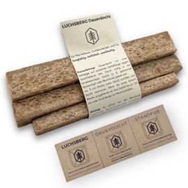 LUCHSBERG® Dauerdocht für Wachsfresser | Docht für Outdoor-Kerze, Wachsfeuer, Schmelzlicht - auch für DIY Betonfeuer - Ersatzdocht Set (M/L/XL)