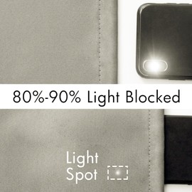 Grey Blackout Bottom Bunk Bed Curtain Privacy Canopy Single Bed Shading Decor Loft Under Dormitory Bed Curtain, 1PC